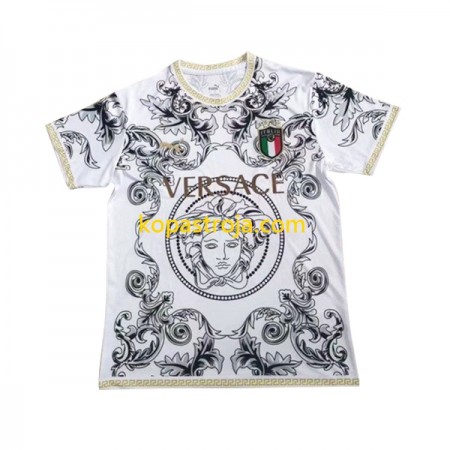 Billiga Fotbollströjor Italien Versace Vit 2023/24 Kortärmad